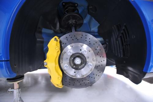Disc brakes have rotors, callipers, and brake pads. These types of brakes are beginning to appear on large vehicles.