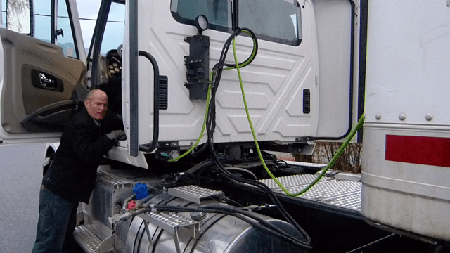 When testing the tractor protection valve, disconnect the air lines from the trailer and make a service brake application.