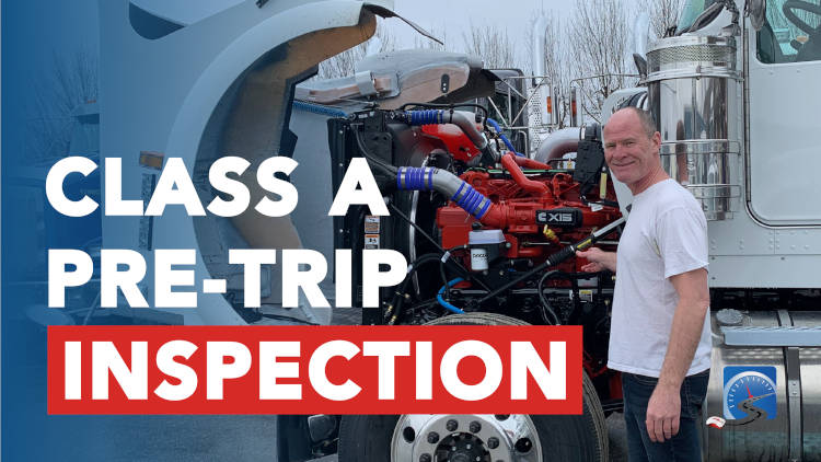 The complete Class A CDL Pre Trip Inspection done by a Licensed CDL Driving Instructor.                          