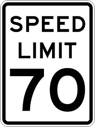 The maximum speed limit in the stat of Wyoming is 70mph unless otherwise posted.