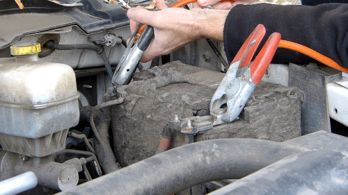 Carry jumper cables in your survival kit and know how to boost a dead battery in the winter.