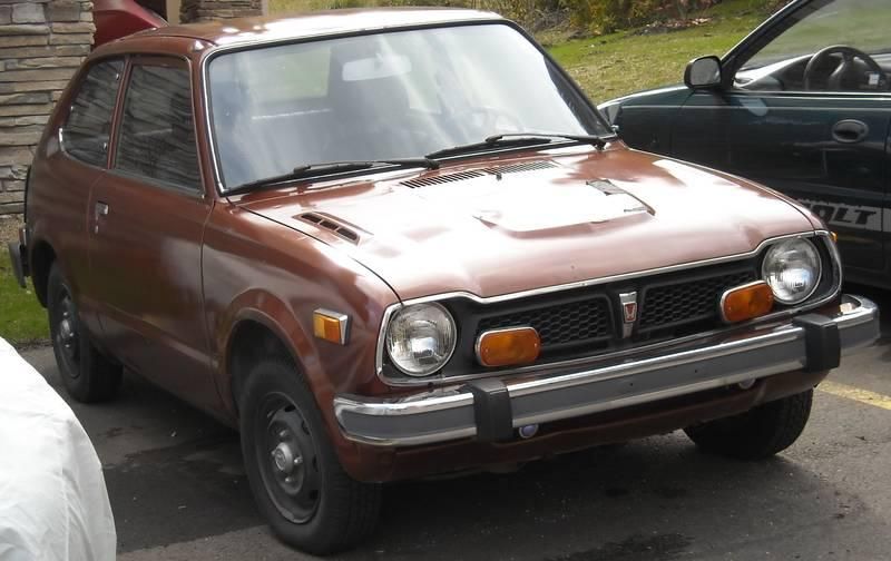 The first vehicle I bought privately from a friend was a 1975 Honda Civic.