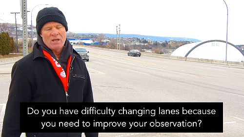 Do you experience challenges when changing lanes?