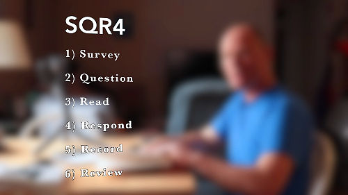 SQR4 is a method that will help you study for your learner's permit, or any topic that you will study during your life!