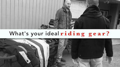 What's your ideal motorcycle riding gear?