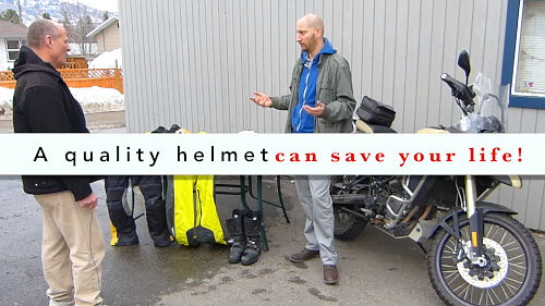 Spend the most amount of money on a quality motorcycle helmet.