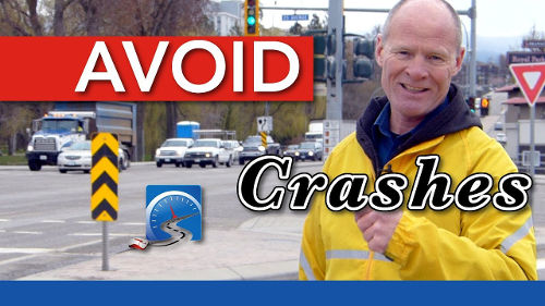 Hazard obstruction signs warn of fixed objects along the roadway and tell you which side on which to pass.