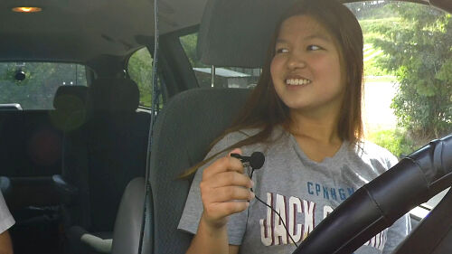 Kaillah is working hard toward her driver's license road test.