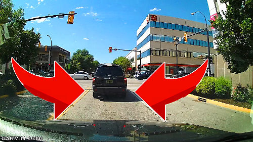 Stop in traffic so you can see the tires of the vehicle in front making clear contact with the road surface. This technique will prevent you being rear-ended.